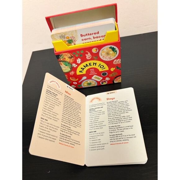 Ramen 101 Recipe Card Deck 28 Ramen Recipes With Bases & Toppings Smith Street G - Picture 5 of 7